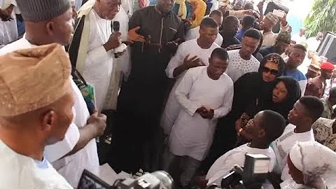 Sehik muyideen  Ajani Bello Advice Okoloyun family @ 8 days Fidau prayer