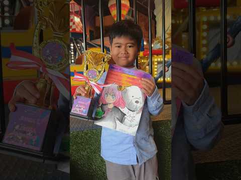 Juara Lomba mewarnai