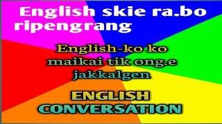 Garo English Grammar (English learning course Part 1)