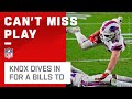 Dawson Knox LEAPS for the Bills TD