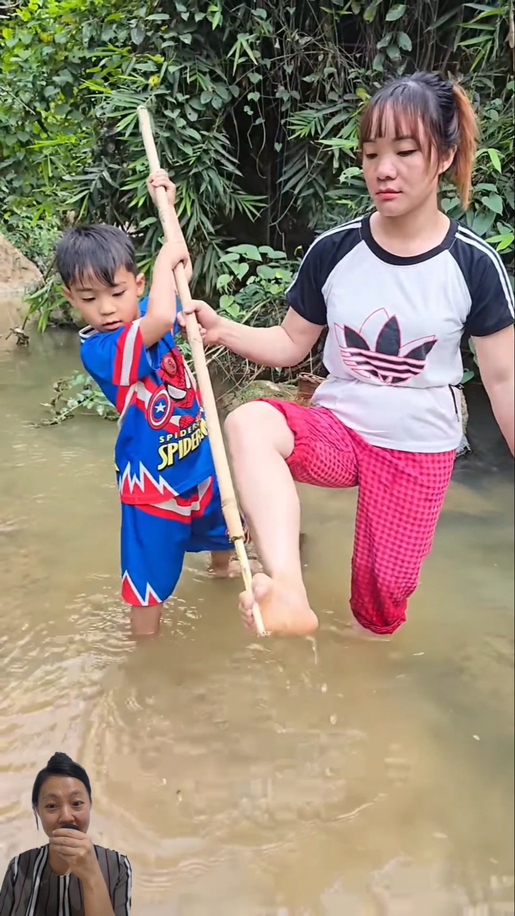 ADIK MAMA TANGKAP IKAN‼️ EH KOK MALAH TANGKAP INI ⁉️ #funny #dubbing #funny