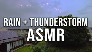 Rain + Thunderstorm ASMR from My Balcony - MATSUDO, JAPAN by Cory May 2,416 views 2 years ago 51 minutes