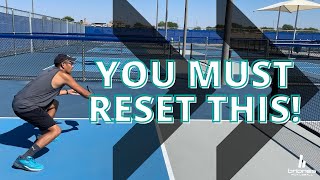 Famous 3 KEYS To A Solid RESET Volley | Briones Pickleball Profile