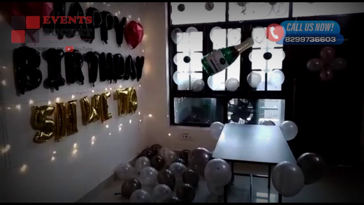 Balloon Decoration For Birthday Anniversary In Lucknow