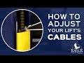 How to Adjust Your Lift's Cables. Eagle Equipment Automotive Lifts.