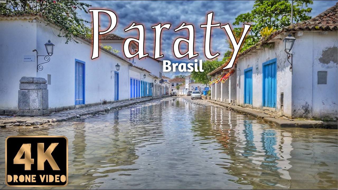Paraty, Rio de Janeiro, Brasil 4K Drone HDR