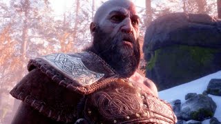 Kratos Is Shocked When His And Son Fate Is Revealed Scene - God Of War Ps5 Ragnarok 2022 (4K 60Fps)