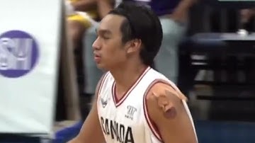 Justin Thompson lil bro of Scottie Thompson on fire 🔥 #basketball #highlights #nbtc