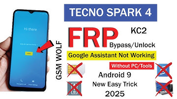 Tecno Spark 4 / 4 Lite / 4 Air FRP Bypass | Google Account Bypass Without PC | New Method 2025 |