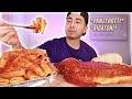 SAUCY Rigatoni With Meat Sauce + MESSY Panzerotti Abruzzo Pizza | Story Time Mukbang