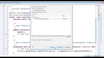 File upload Servlet to upload files