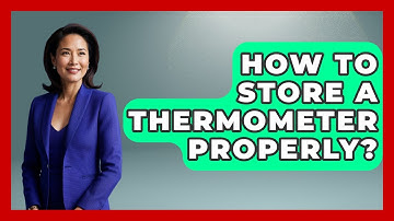 How To Store A Thermometer Properly? - Weather Watchdog