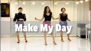 Make My Day line dance(Improver Cha Cha) 매력적인 차차 ♥️ Resimi