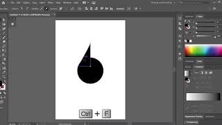 كيفية رسم قطرة الماء برنامج الاليستريتور how to create drop water illustrator