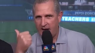 Baseball commentator drops hard R on live TV
