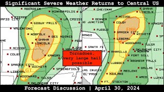 Forecast Discussion - April 30, 2024 - Significant Severe Weather Returns to Central US