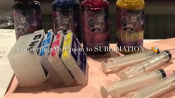 How TO “CONVERT” EPSON 7710 PRINTER INTO A SUBLIMATION PRINTER| IN JUST A FEW EASY STEPS