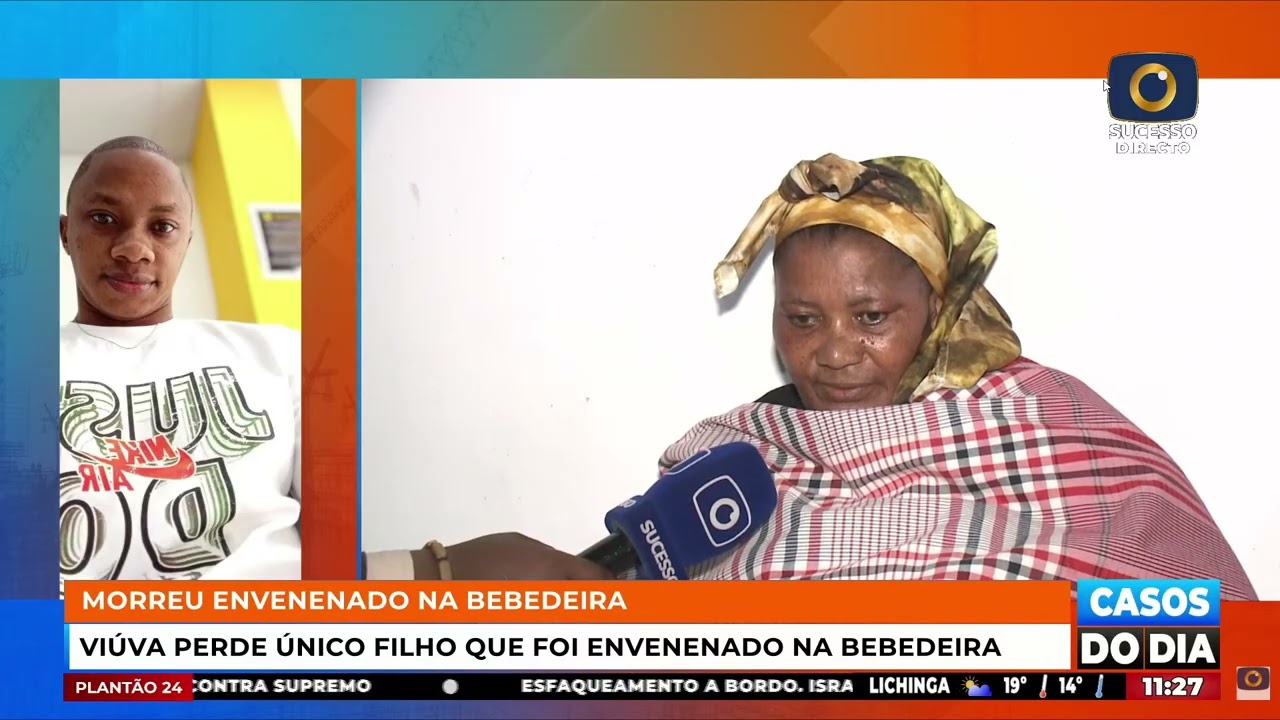 ÚNICO FILHO DA VIÚVA MORRE ENVENENADO POR AMIGOS, DURANTE BEBEDEIRA