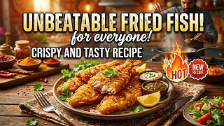 Giant Fried Fish Platter | Crispy Asmr Eating & Cookingfried
