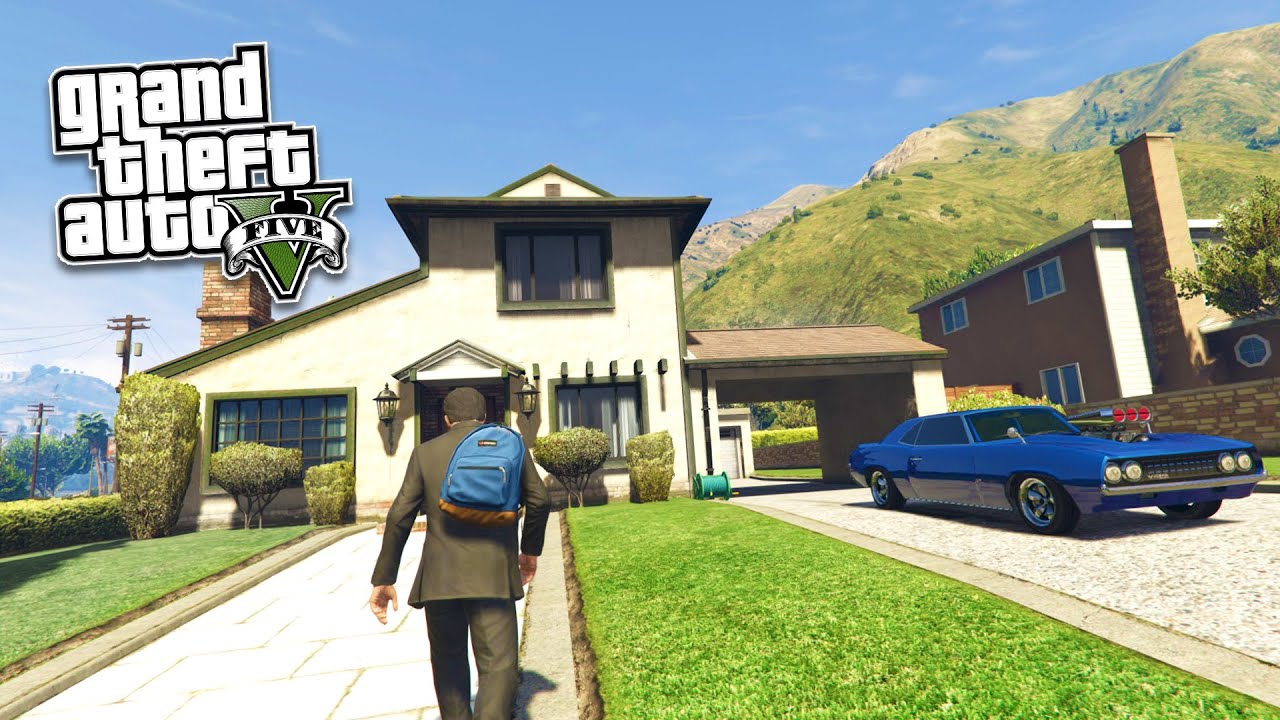 GTA 5 PC Mods - REAL LIFE MOD #11! GTA 5 School & Jobs Roleplay