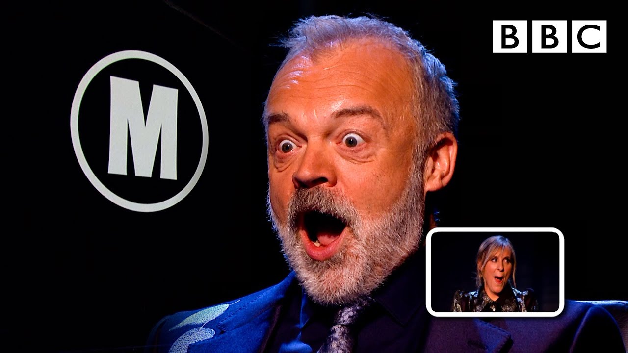 Graham Norton and Mel Giedroyc in Celebrity Mastermind BATTLE @BBCCiN - BBC