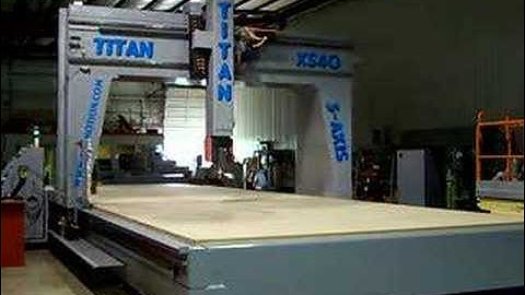 Titan 5 Axis CNC Router for the Boat Industry