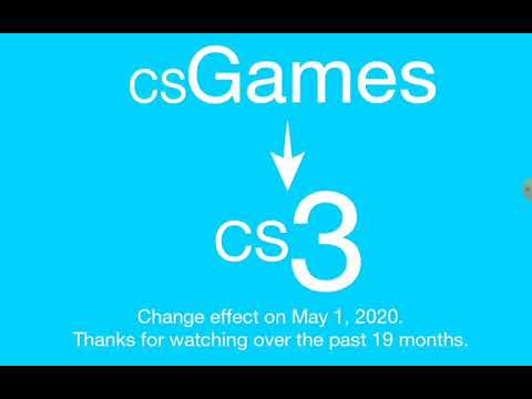 CS Games final sign off and CS 3 first sign on (May 1, 2020) - YouTube