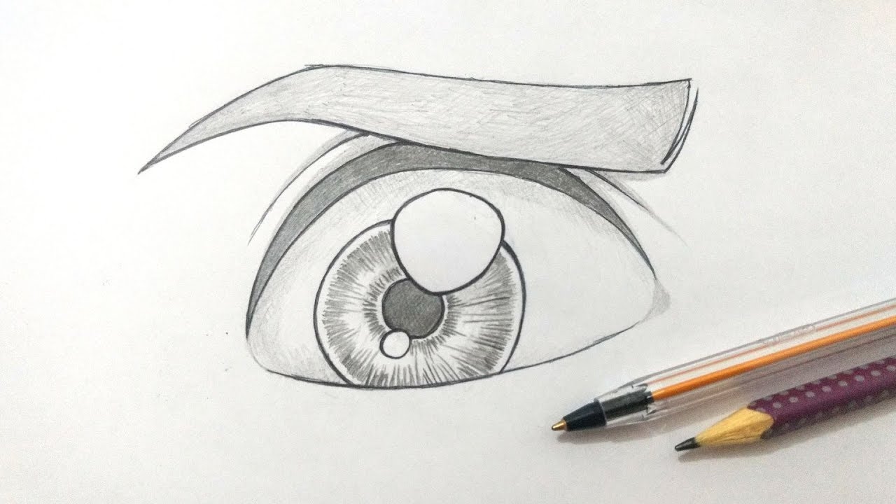 Desenhando olhos masculinos simples passo a passo by bywillkun on DeviantArt