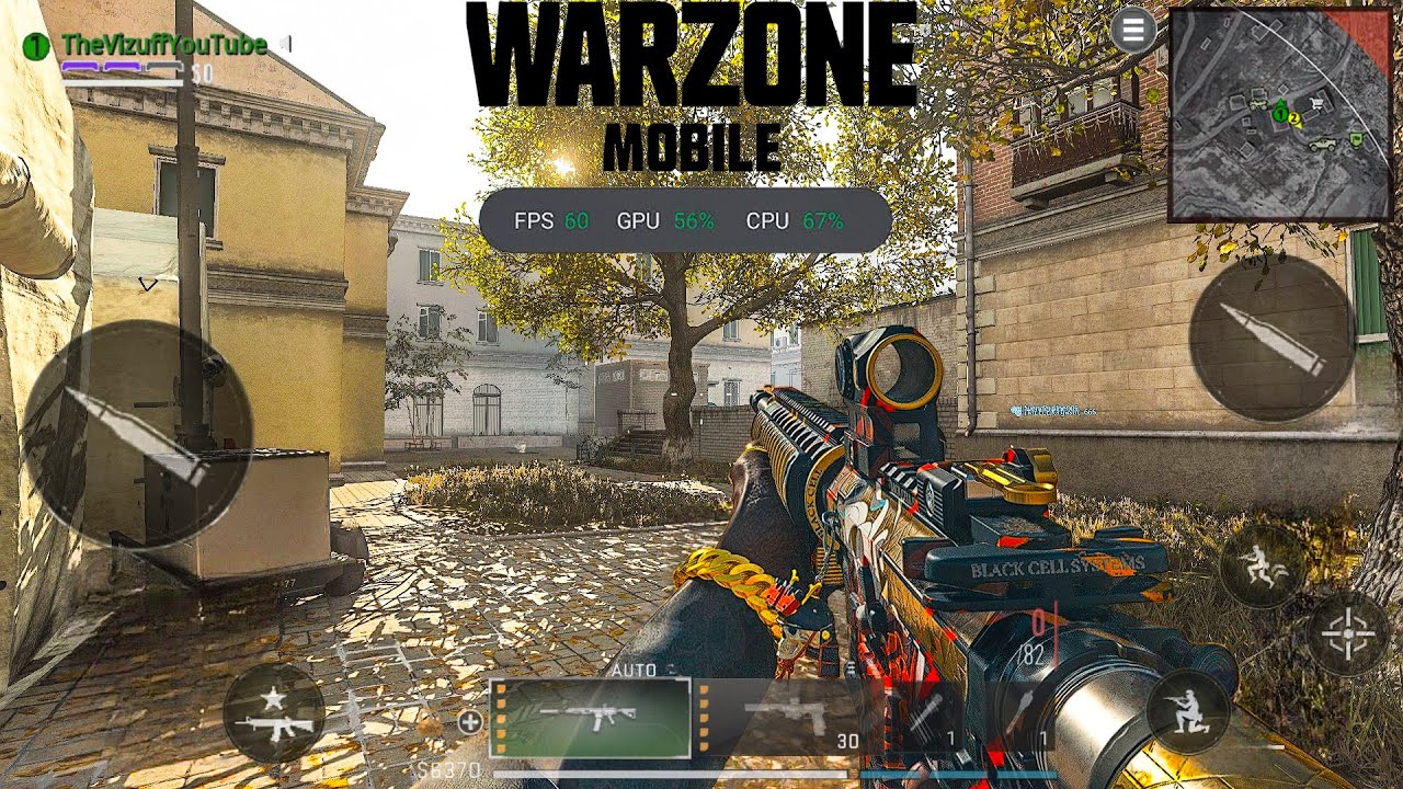 WARZONE MOBILE SMOOTH 60 FPS GAMEPLAY 