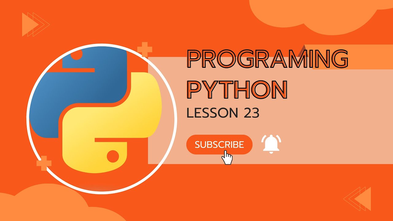 Lesson 23 Introduce simple Python Programing - YouTube