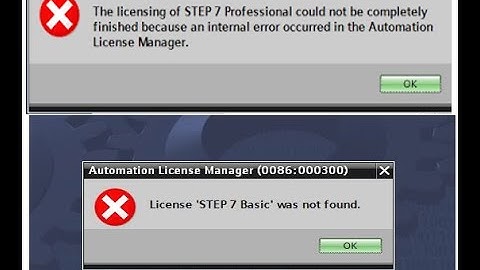 FIX Licensing step 7 basic could not completely error Automation License Manager TIA For WINDOWN 11.