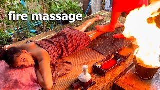 ASMR: The Most ANCIENT THAI FIRE Full Body Massage! screenshot 5