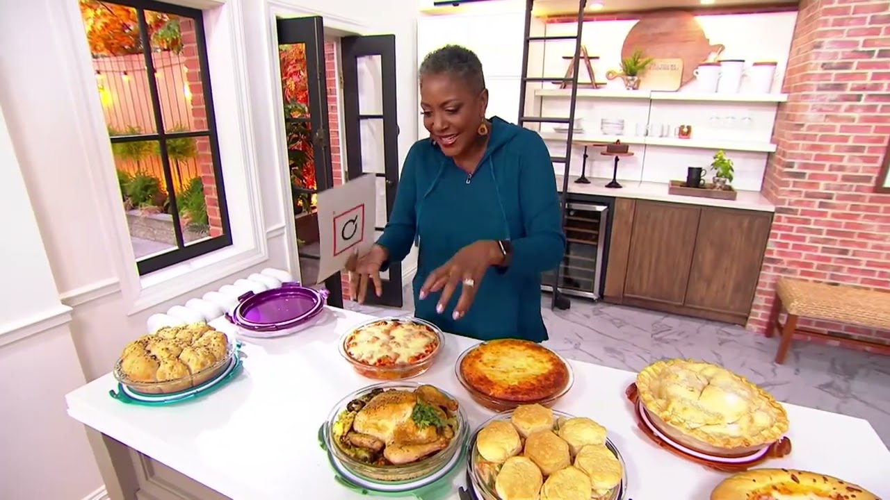 LocknLock Glass Pie Dish with Locking Lid on QVC YouTube