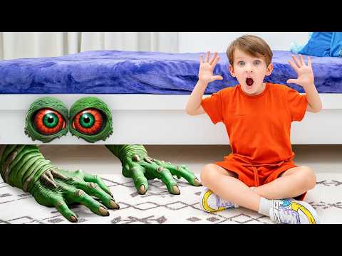 There's a monster under Alex's bed?! | Funny Mystery Adventure