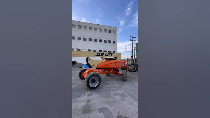 JLG E600J Electric Boom Lift @JlgIndustriesInc  #JLG #BoomLift #Electric #AWP #Construction #yt