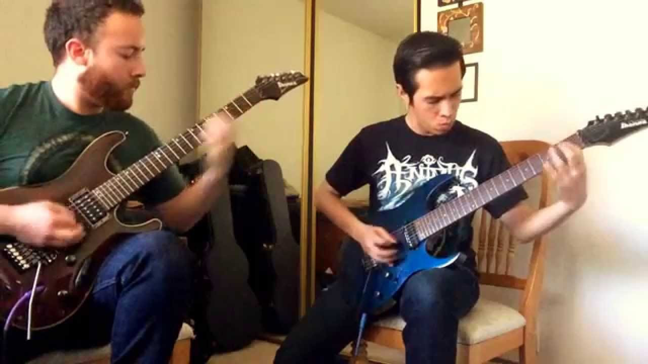 Byron Leon and Ryan McNatt | Necrophagist - Only Ash Remains | Dual Guitar Cover