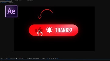Youtube Subscribe Button - After Effects Tutorial (EASY METHOD)