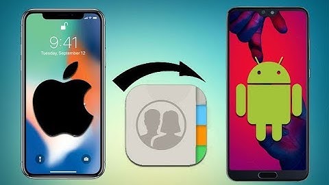 Como transferir contatos do iPhone para o Android