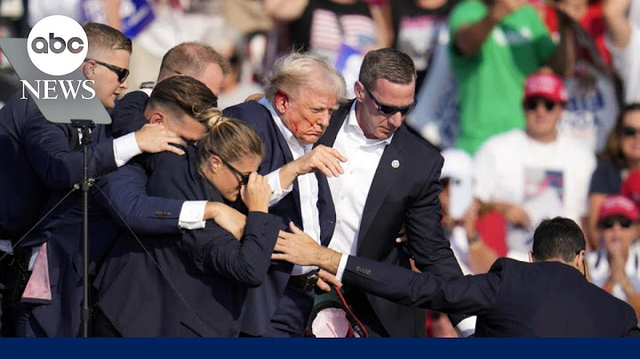 Trump rally eyewitness says ‘there was blood on a couple people’