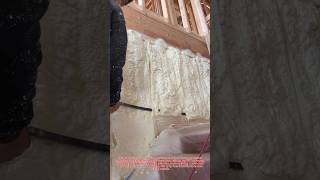 Spray Foam Insulation Cutting Hack for Perfect Wall Finish