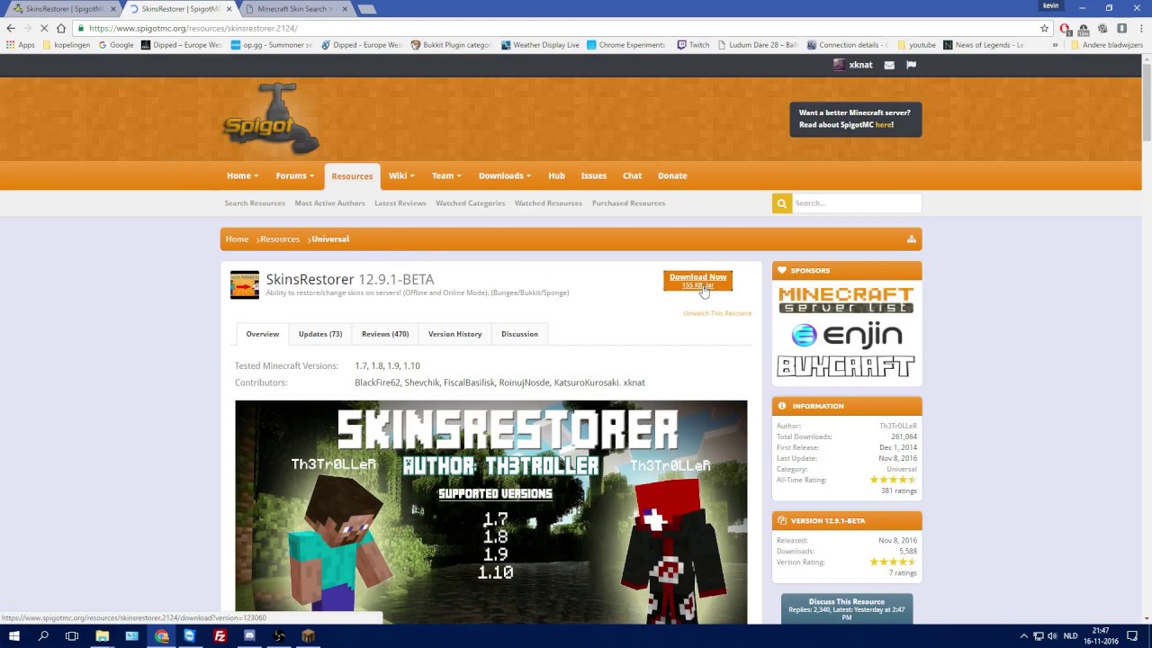 SkinsRestorer Tutorial | English (old)