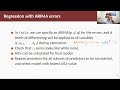 Forecasting Principles &amp; Practice: 10.2 Regression with ARIMA errors using fable