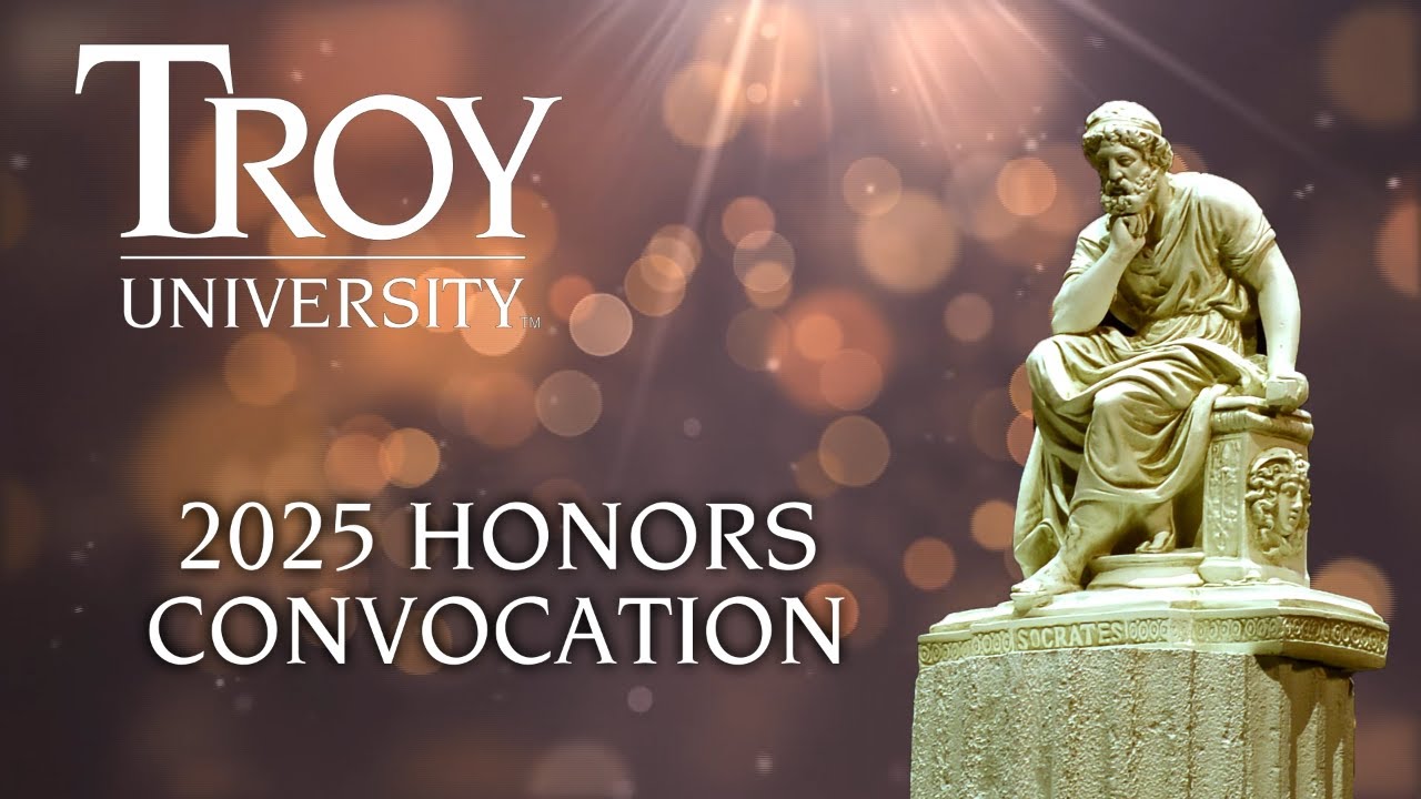 Troy University's Honors Convocation 2025 - YouTube