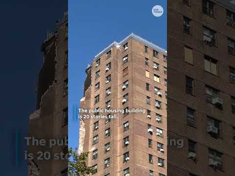 Bronx high-rise building collapse tied to possible gas explosion #Shorts