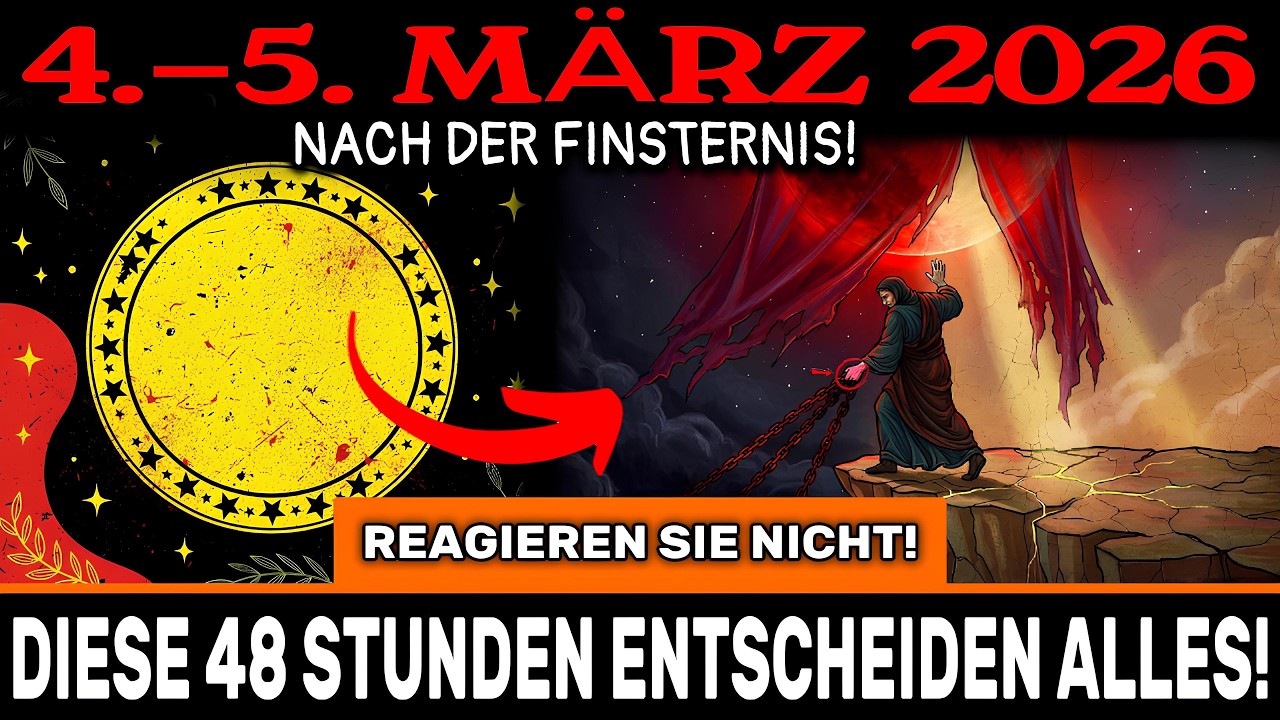 TUE DAS NICHT am 4.–5. März! Nach der FINSTERNIS – was Sie LOSLASSEN müssen wird JETZT klar!