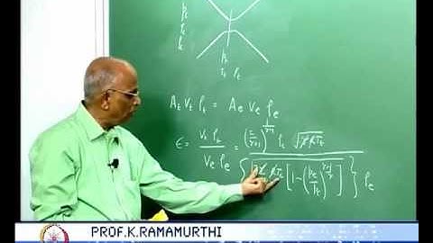 Mod-01 Lec-11 Area Ratio of Nozzles:Under-expansion and Over-expansion