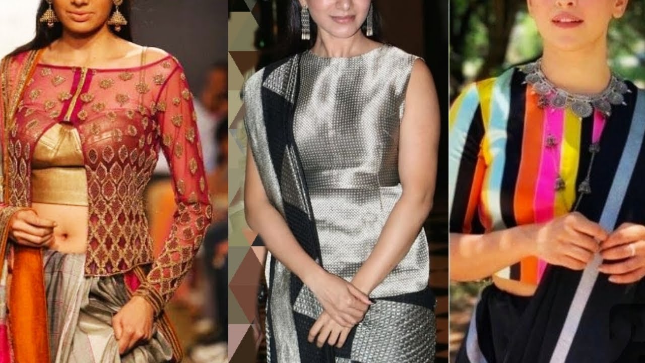 saree blouse design for plus size