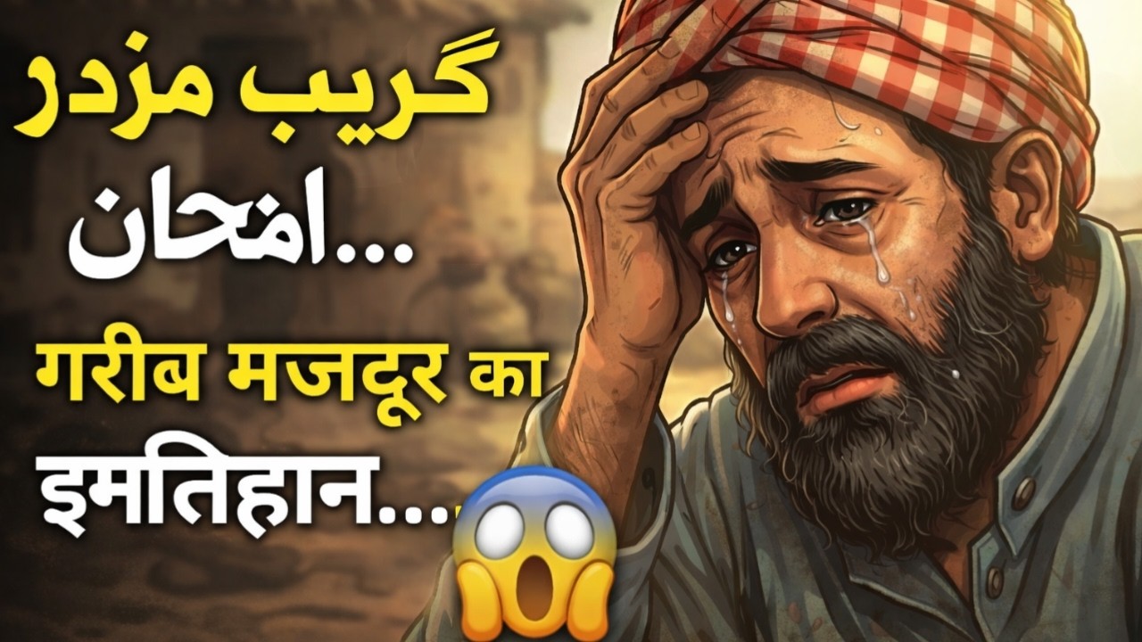 Ek Ghareeb Mazdor Ka SABAR Ka Qissa ||Moral Hindi Urdu Story||Islamic Urdu Story||#storytelling