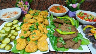 سندوتشات الكبدة والمخ بتاع المحلات وسلطاتهم 😋 تحففففة 👌