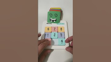 sliding puzzle numbers 🔢#ytshorts #puzzle #cubes #top #youtube #trend #foryou